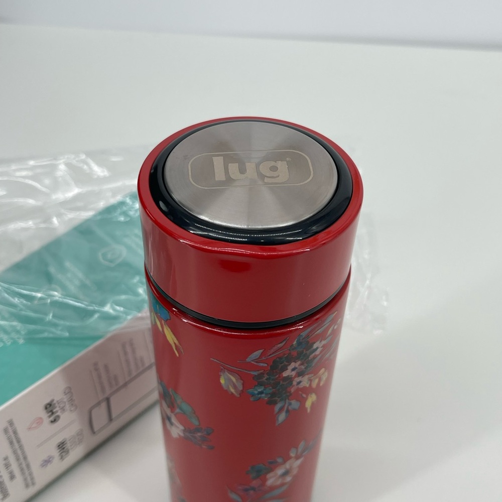 lug Chuggie Insulated Water Bottle - Red Floral - Picture 8 of 10